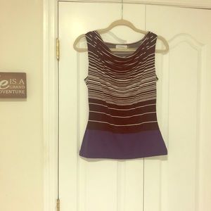 Calvin Klein tank top size XS : black white purple